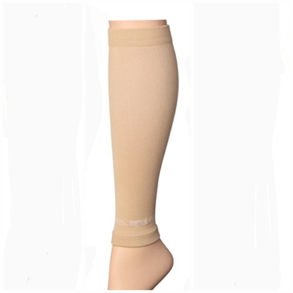 15-20 mmHg Calf Compression Sleeve Beige